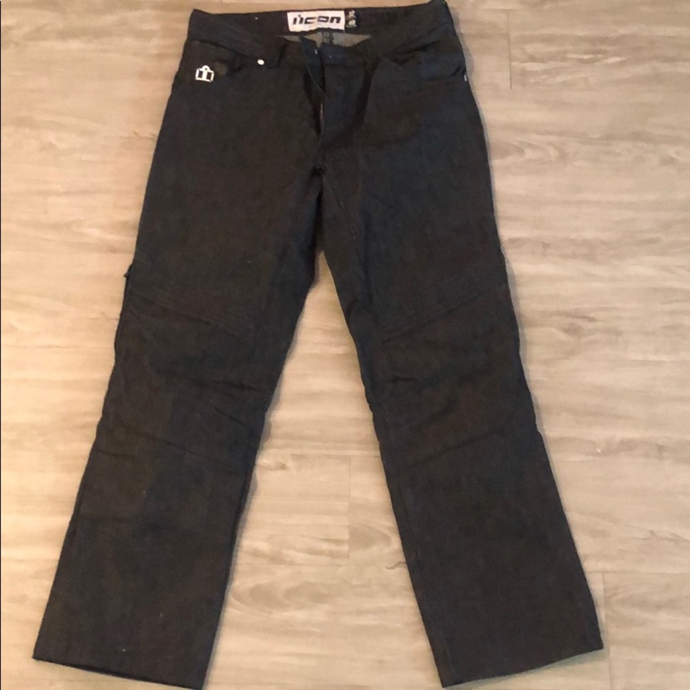Icon Hooligan motorcycle pants.